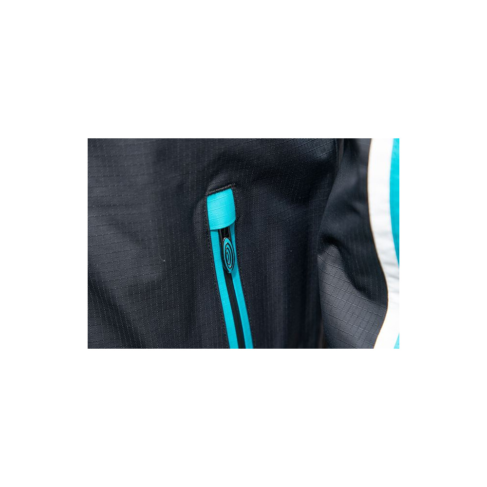 Drennan 25K Jacket Black/Aqua