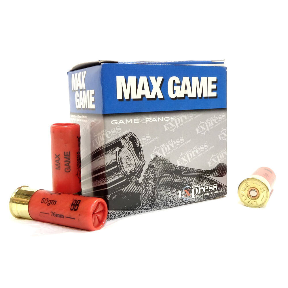 Lyalvale Express Max Game Shotgun Cartridges 12 Gauge 50g BB Shot