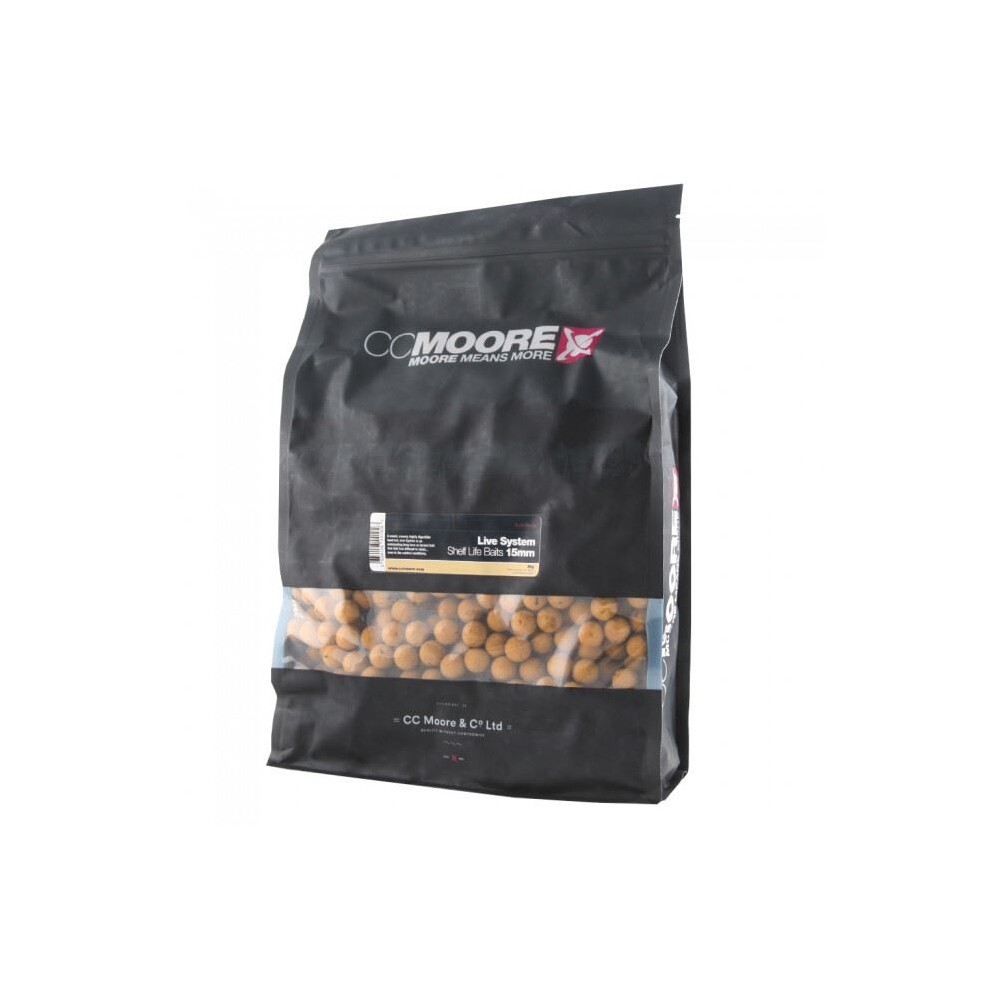 CC Moore Live System Boilies 15mm - 5kg - Shelf Life