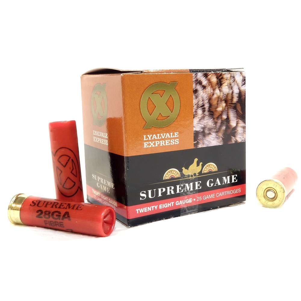 Express 28 Gauge Supreme Game Shotgun Cartridges 28gr 6 Shot