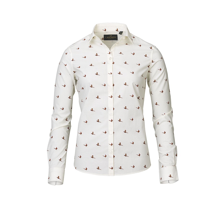 Laksen Flush Ladies Cream Shirt in Cream
