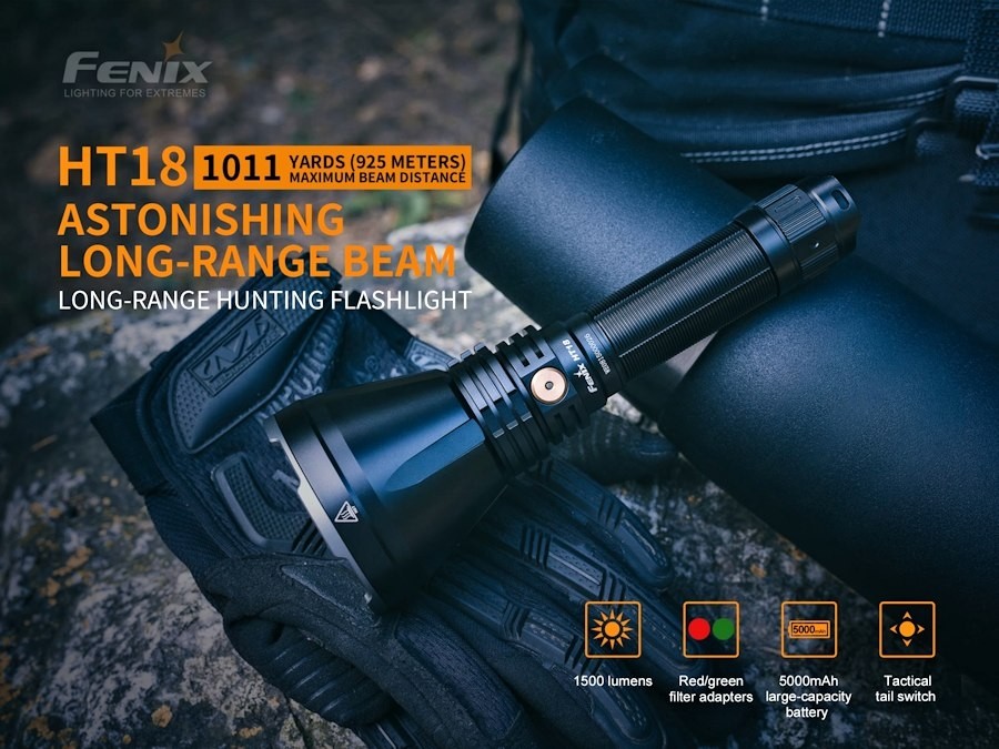 TD Fenix HT18 Long Range Torch Allcocks Outdoor Store
