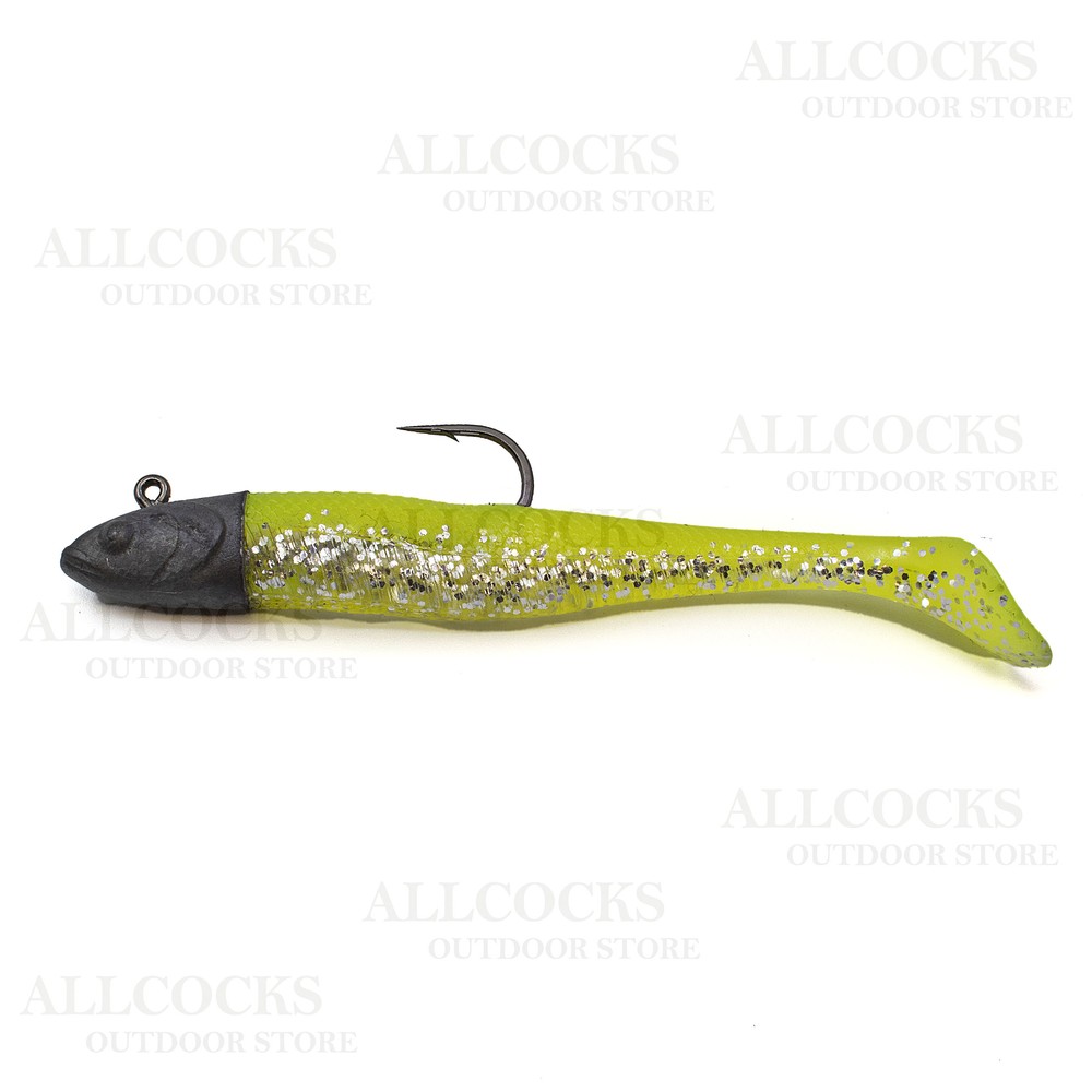 DAM Effzett Longhorn Paddle Tail Lure Lemon Shiner