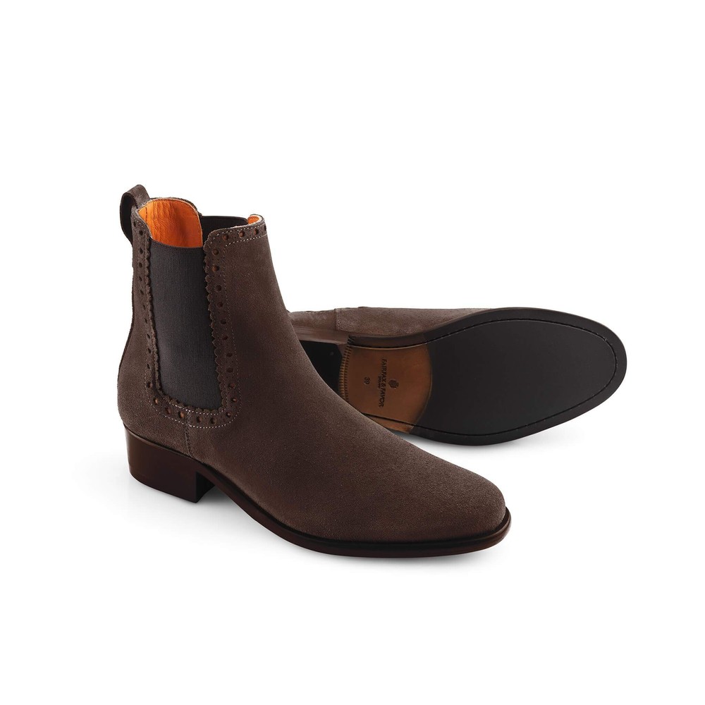 Fairfax & Favor Brogued Chelsea Ladies Boot Allcocks Fairfax & Favor Brogued Chelsea Ladies Boot Allcocks