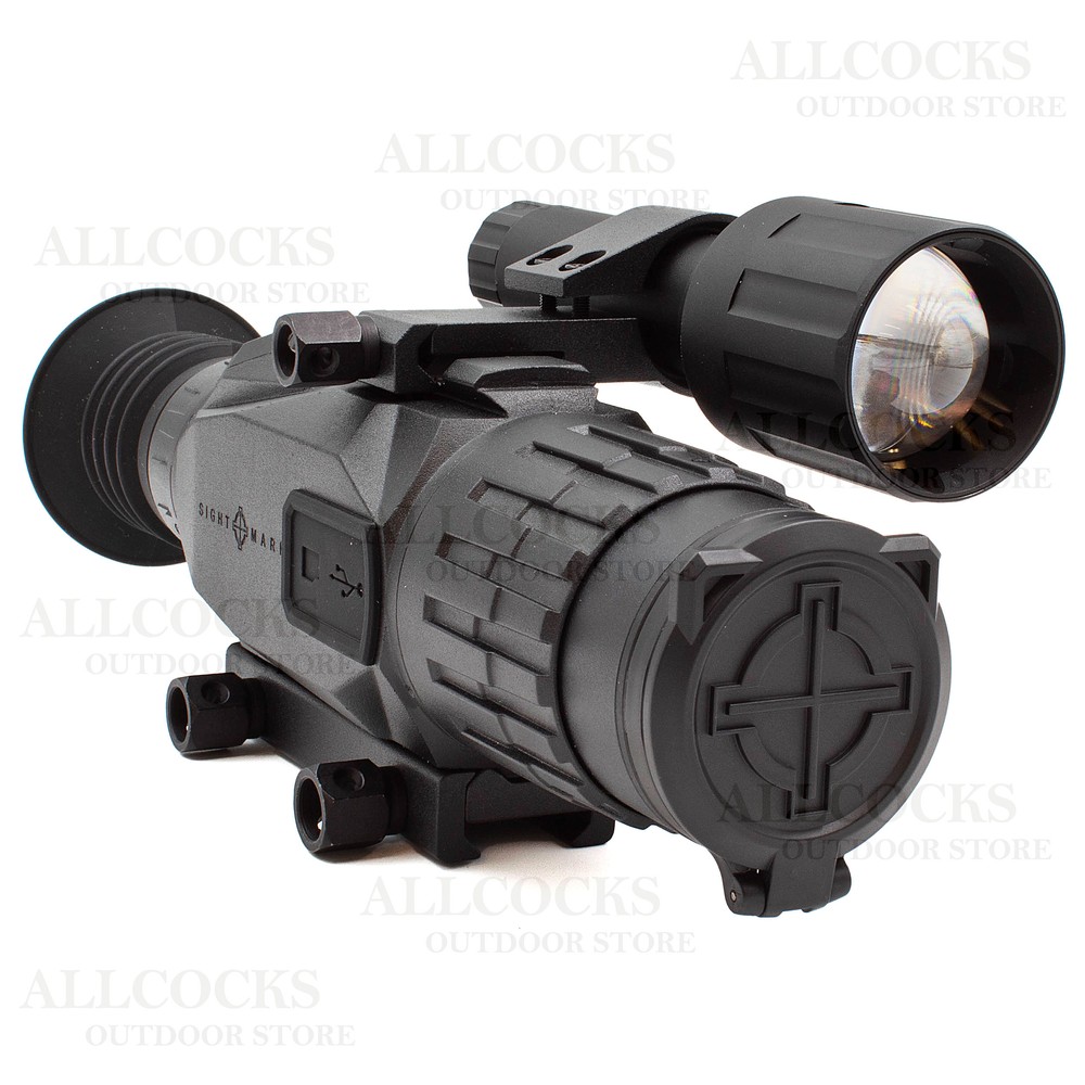 Sightmark Wraith HD Digital Night Vision Rifle Scope 216x28 in Black