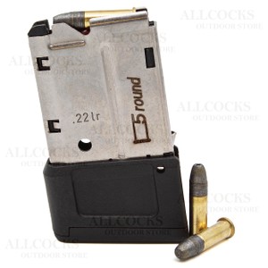 Anschutz 1761 Magazine - .22LR - 5 Round in Stainless