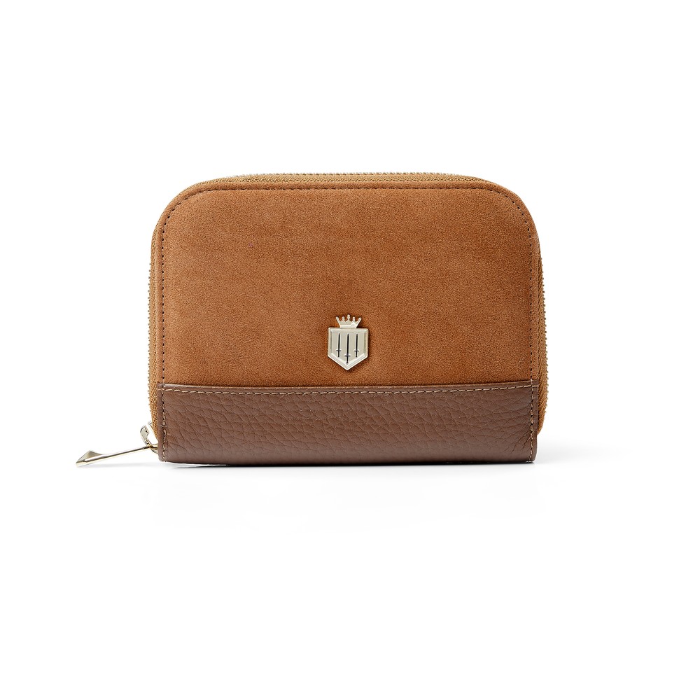 Fairfax & Favor Mini Salisbury Purse in Tan