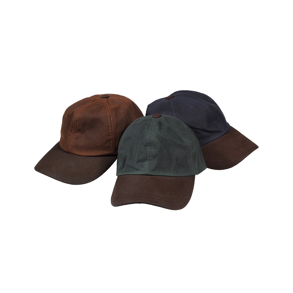 HOGGS OF FIFE Hoggs of Fife Waxed Baseball Cap Waxy Brown