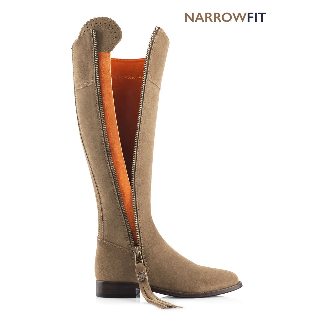 Fairfax & Favor Regina Boot - Narrow Fit Taupe