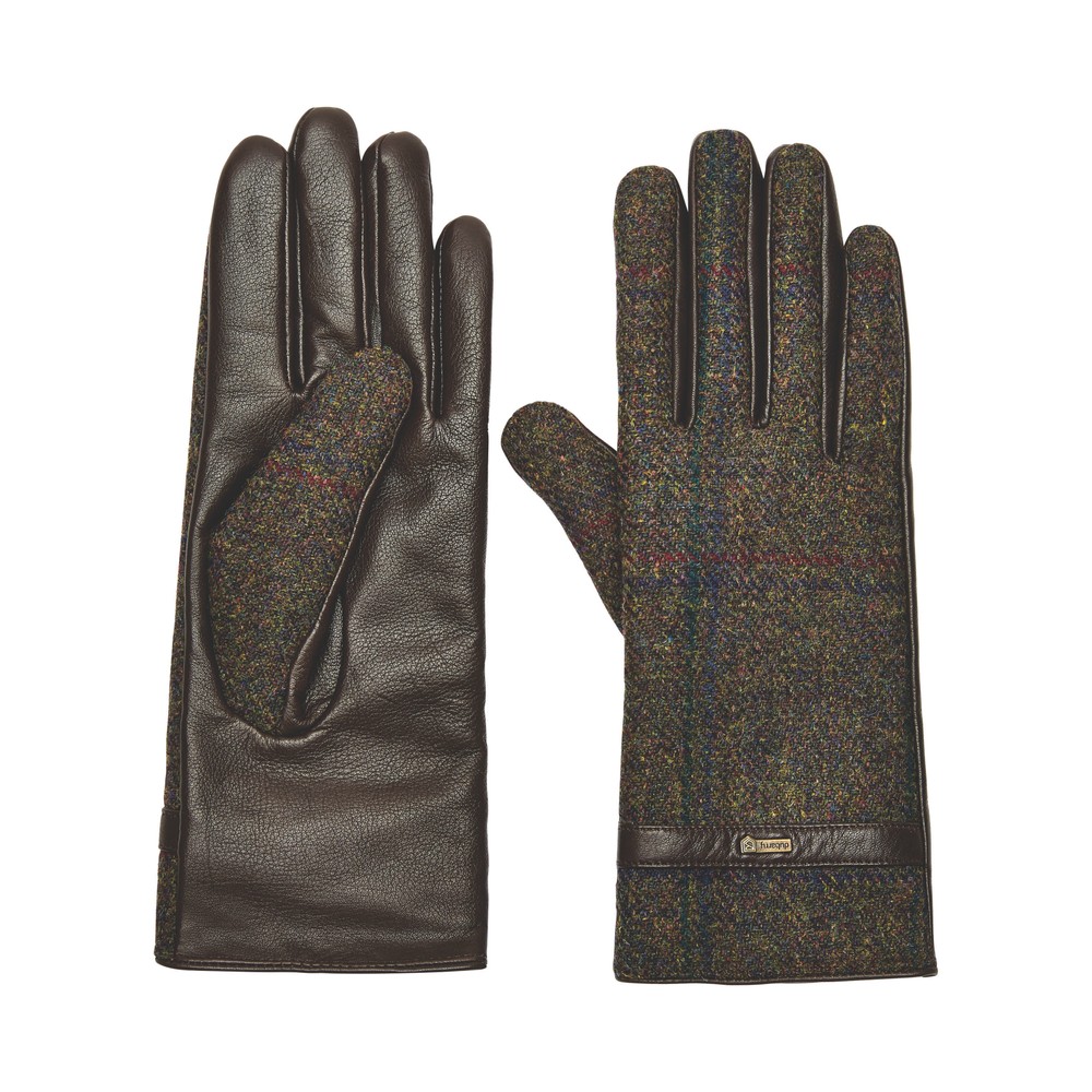 Dubarry of Ireland Dubarry Ballycastle Tweed Leather Gloves Hemlock