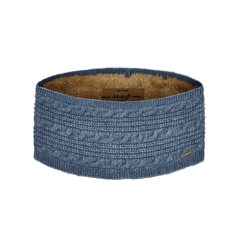 Dubarry Puffin Knitted Headband in Slate Blue