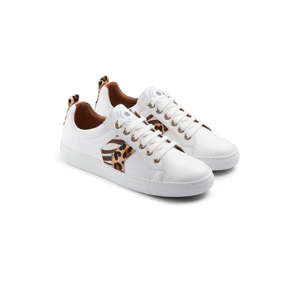 Fairfax Favor Alexandra Trainer In Jaguar zebra