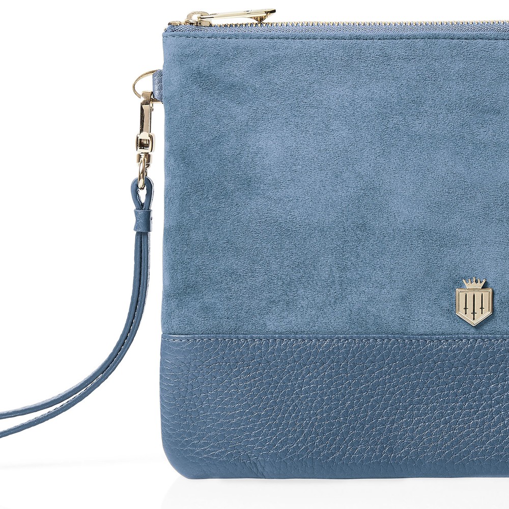 Fairfax Favor Highbury Clutch Bag In Cornflower Blue