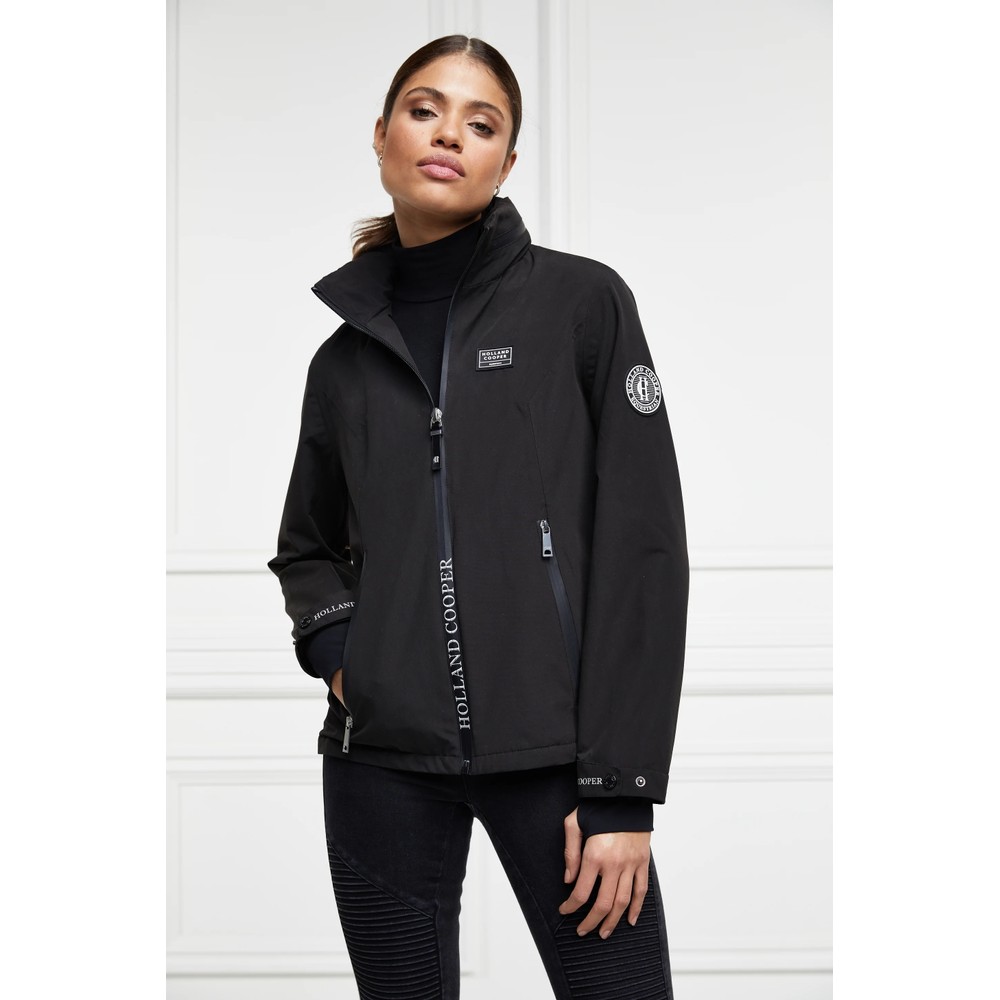 Holland Cooper Brecon Rain Jacket Black