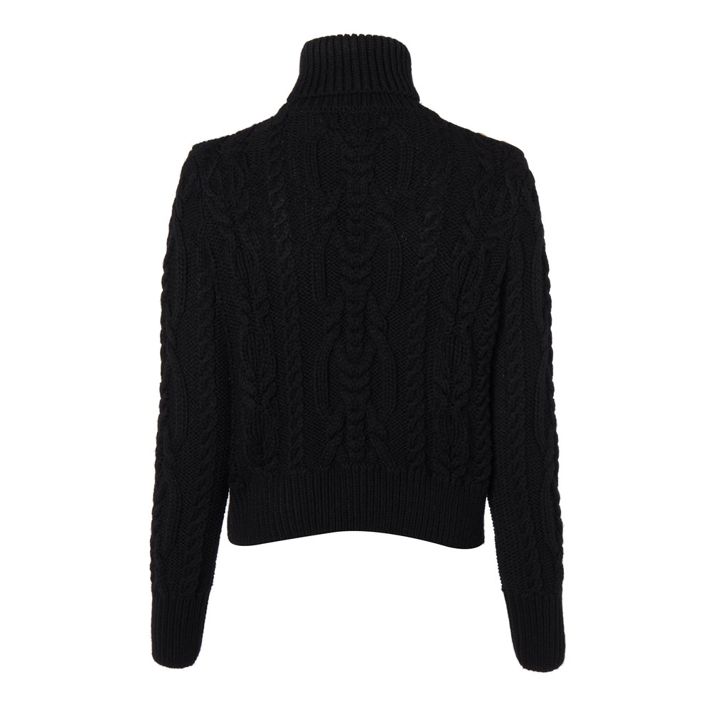 Holland Cooper Belgravia Cable Knit Black