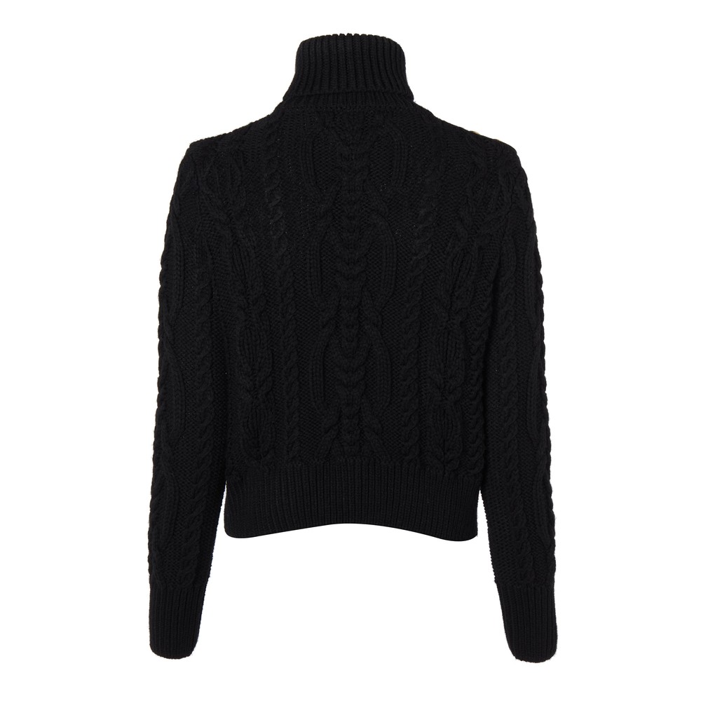 Holland Cooper Belgravia Cable Knit Black