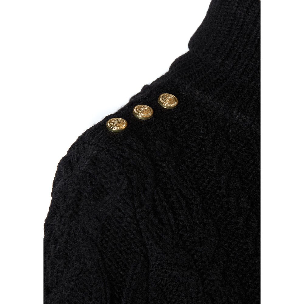 Holland Cooper Belgravia Cable Knit Black