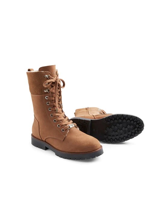 Fairfax & Favor Shearling Lined Anglesey Boot Cognac