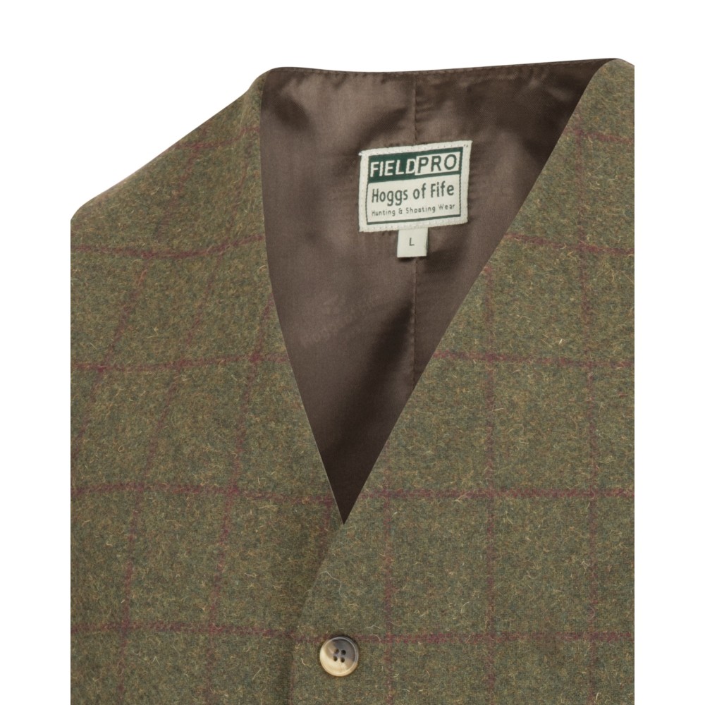 Hoggs of Fife Albany Womens Lambswool Tweed Waistcoat Shooting