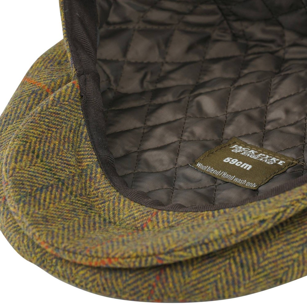 Jack Pyke Wool Blend Flat Cap Brown