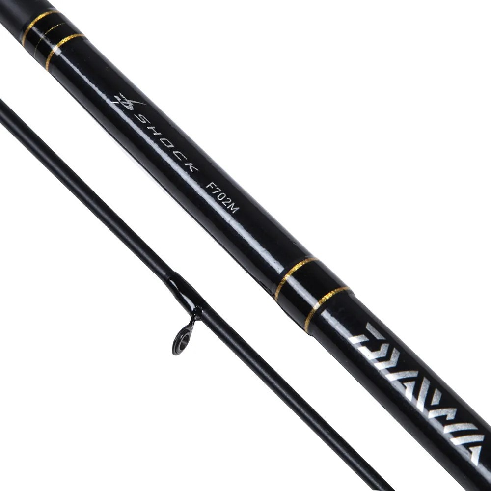 Daiwa D Shock Spinning Combo - 8ft Black & Gold