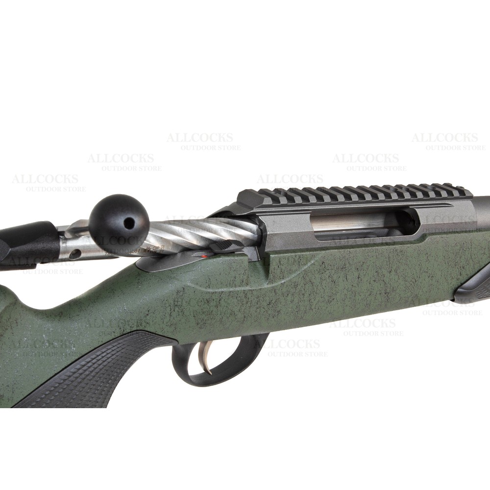 Tikka T3x Super Varmint Green Cerakote Rifle - .223 Green