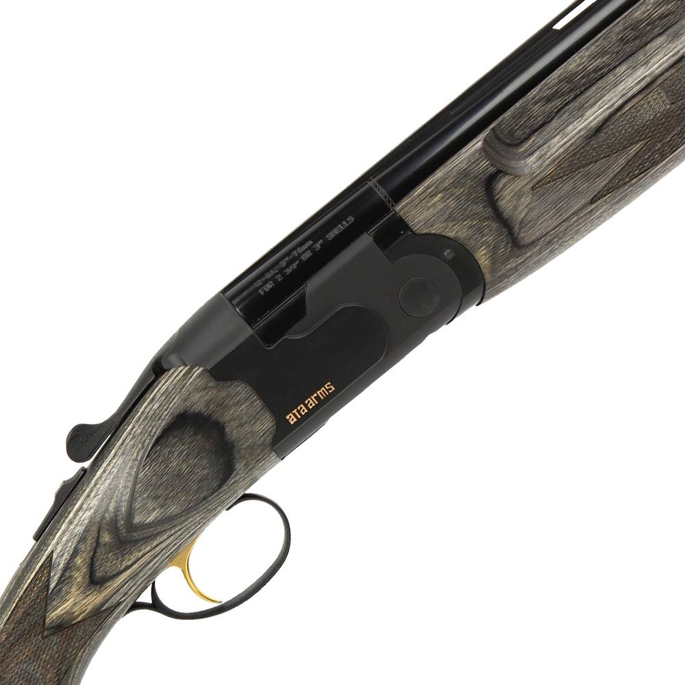 ATA SP Black Sporter Grey Laminate Adjustable Over and Under Shotgun - 12 Gauge Laminate