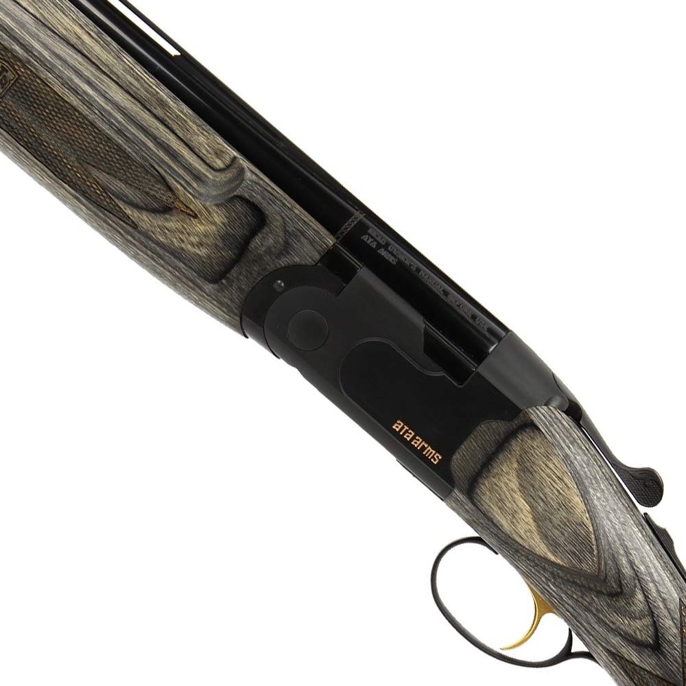 ATA SP Black Sporter Grey Laminate Adjustable Over and Under Shotgun - 12 Gauge Laminate