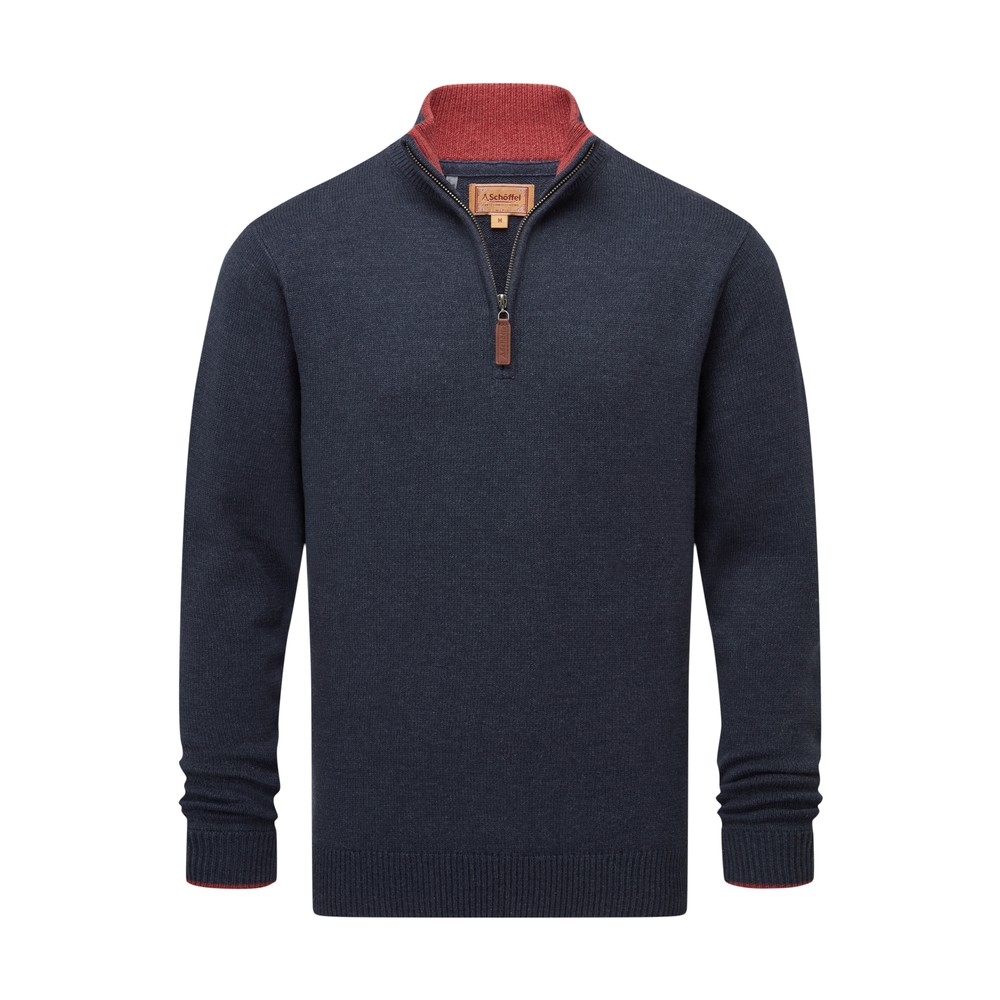 Schoffel Schoffel Blair 1/4 Zip Jumper - Ink Navy