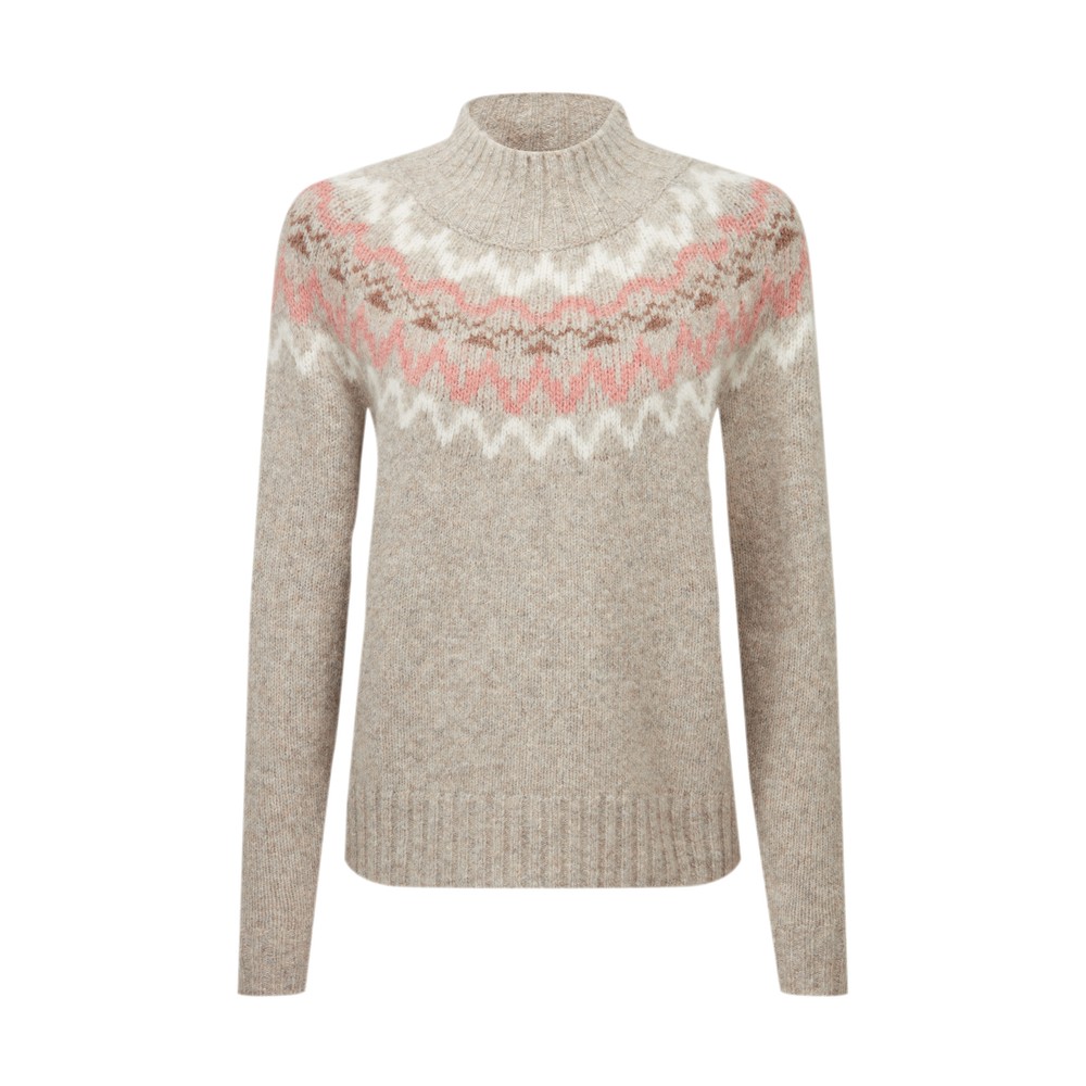 Schoffel Schoffel Evie Fairisle Jumper - Cobblestone 