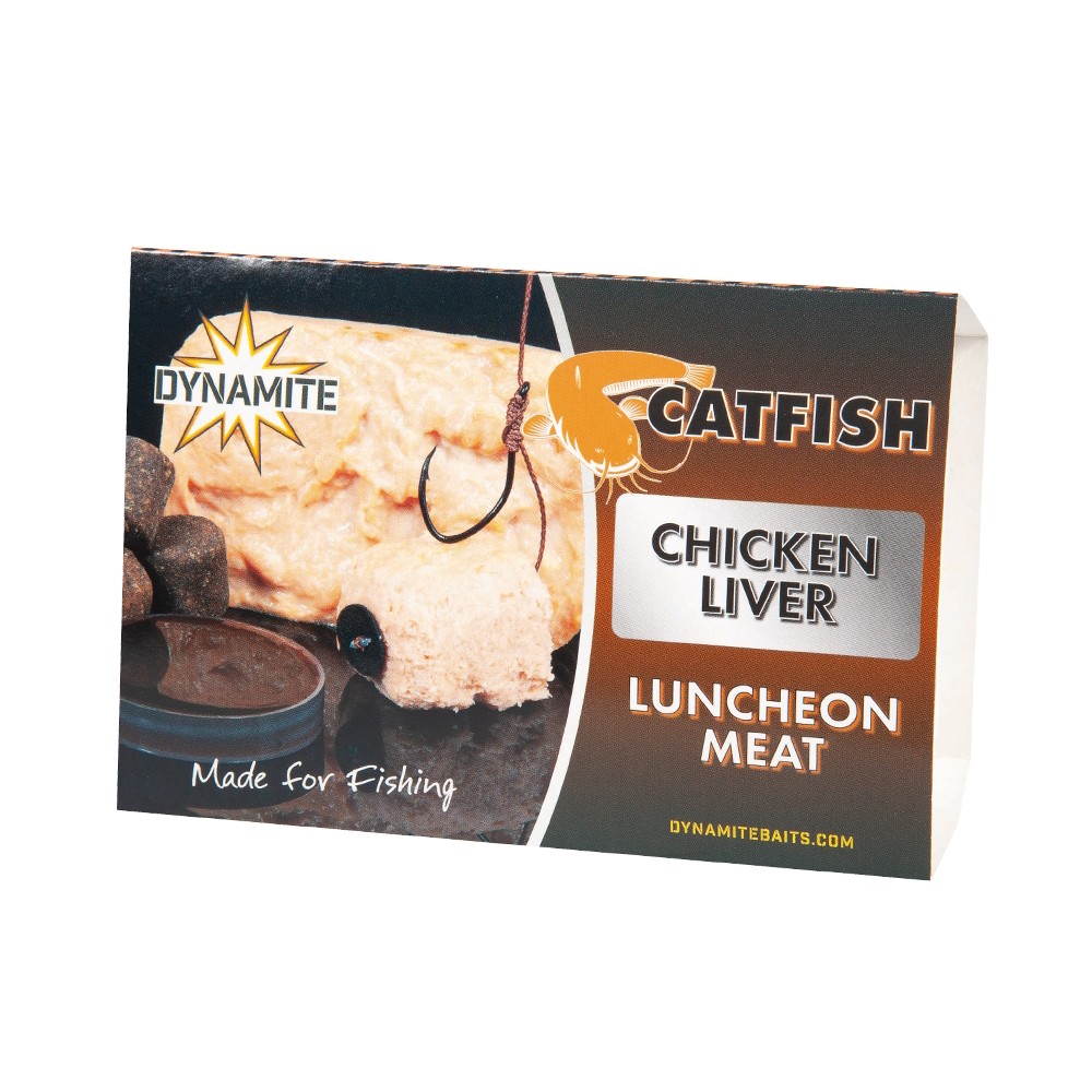 Dynamite Baits Catfish Chicken Liver Luncheon Meat - 250g
