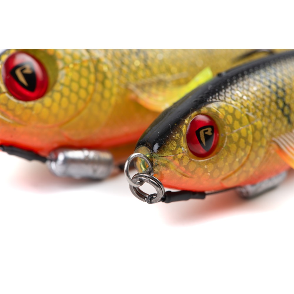 Fox Rage Loaded Super Slick Shad Lure Natural Perch