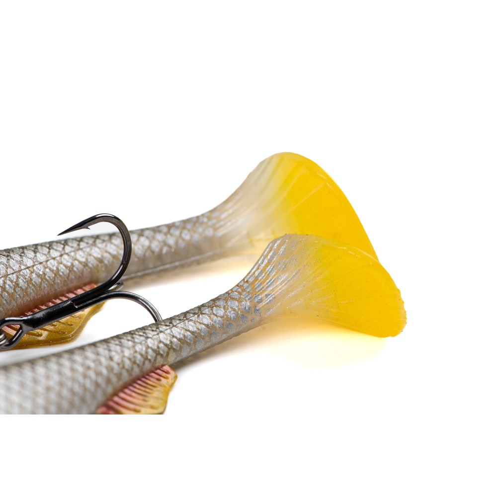Fox Rage Loaded Super Slick Shad Lure Silver Ghost