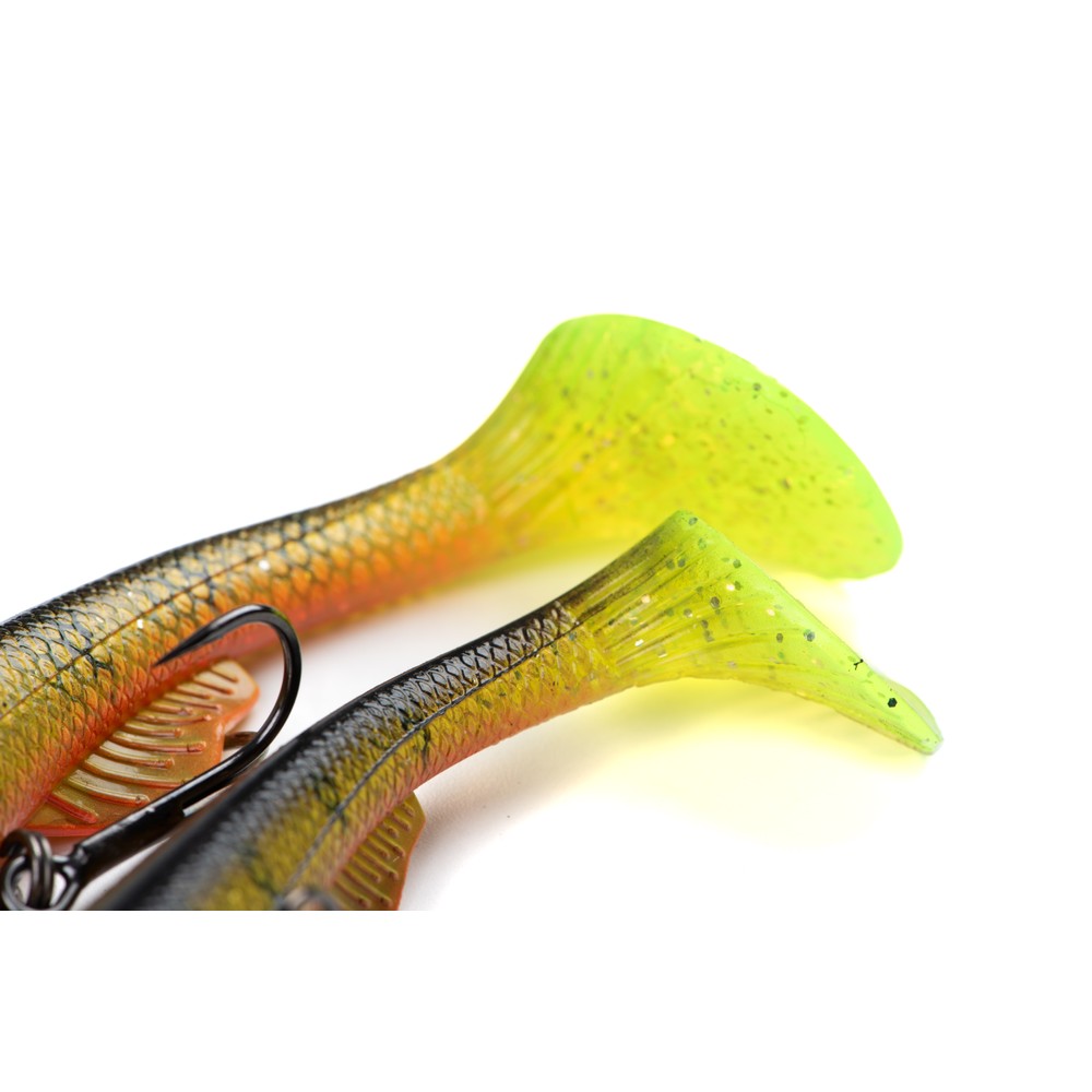 Fox Rage Loaded Super Slick Shad Lure Natural Perch