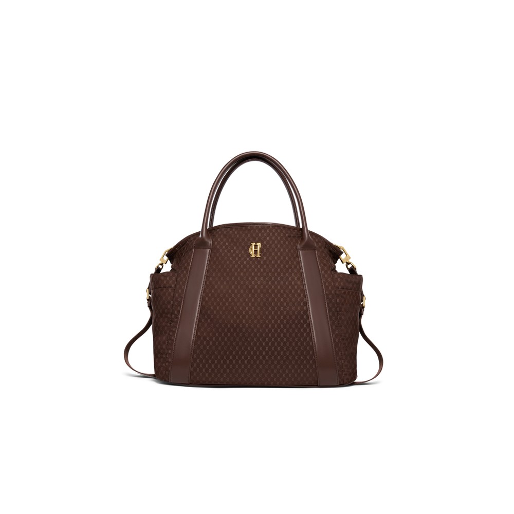 Holland Cooper Holland Cooper Cheltenham Tote Bag - Chocolate Monogram