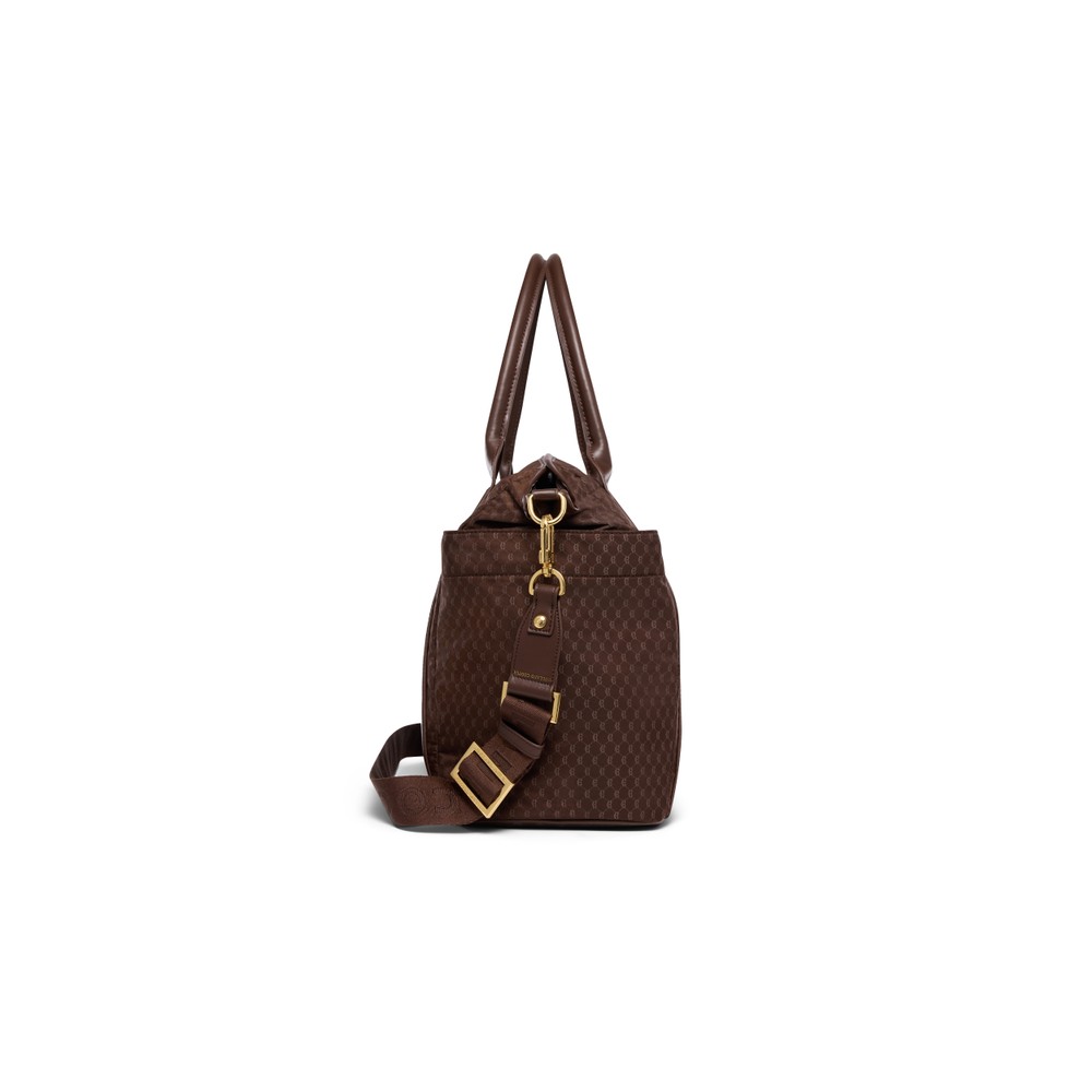 Holland Cooper Cheltenham Tote Bag Chocolate Monogram