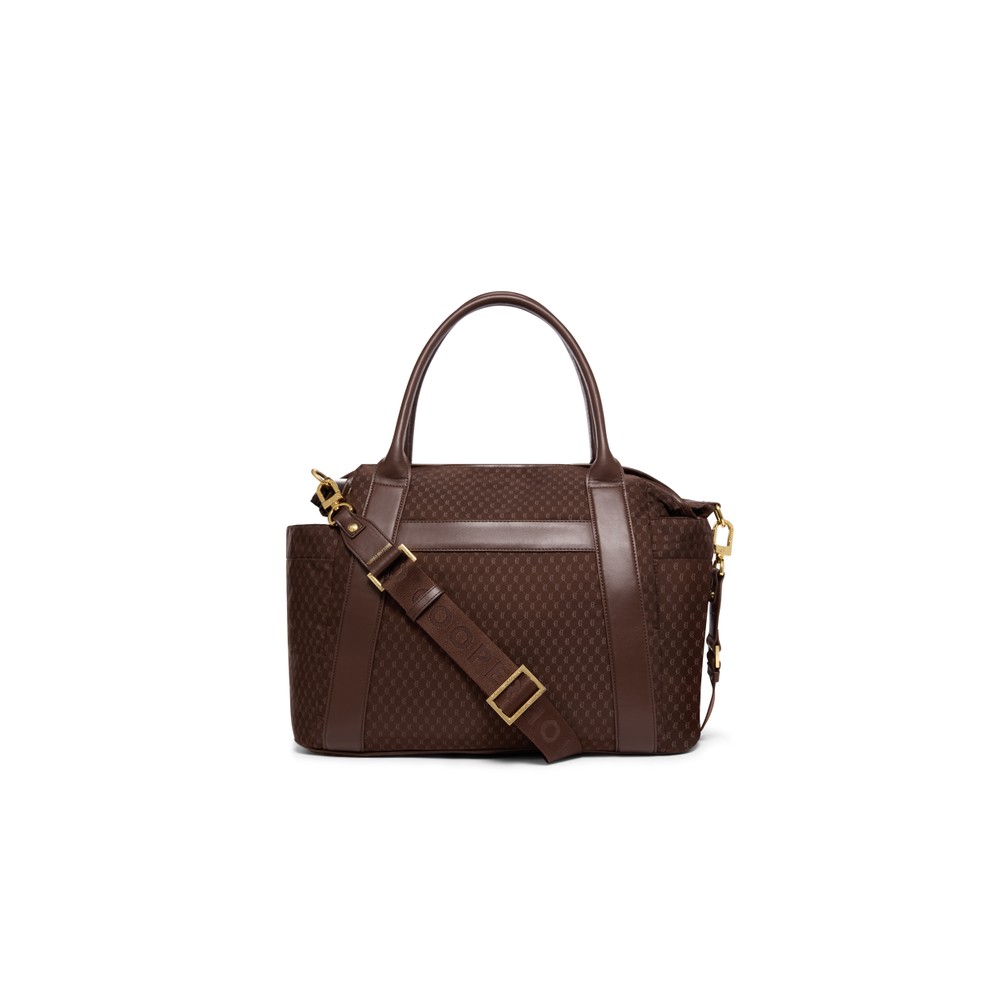 Holland Cooper Cheltenham Tote Bag Chocolate Monogram