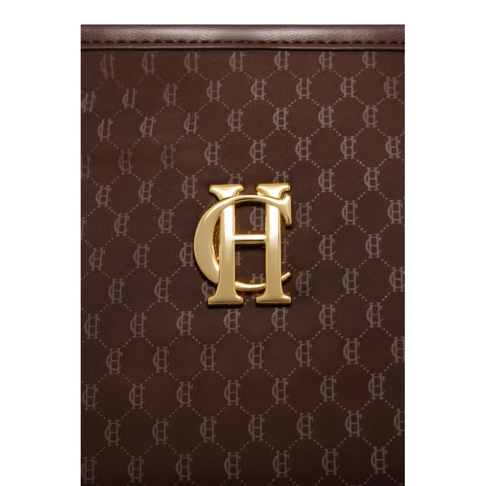 Holland Cooper Cheltenham Tote Bag Chocolate Monogram
