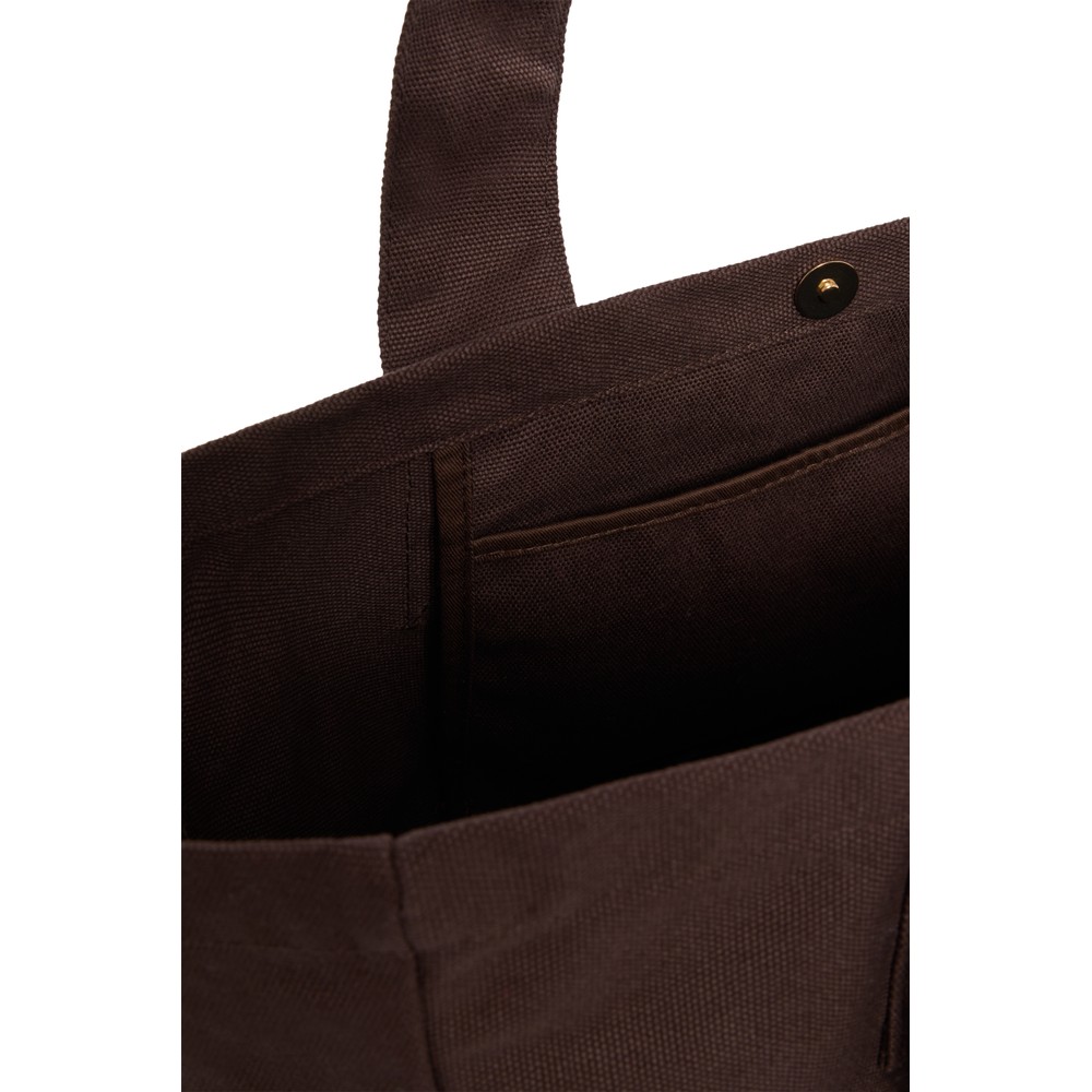 Holland Cooper Essential Tote Bag Chocolate Ecru