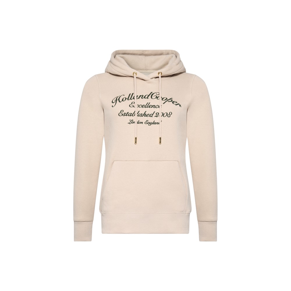 Holland Cooper Holland Cooper Ivy League Hoodie - Stone