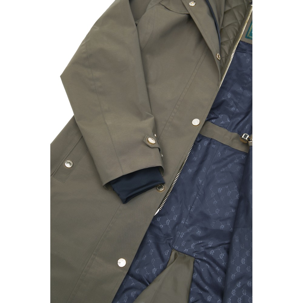 Holland Cooper Folgate Rain Coat Soft Khaki