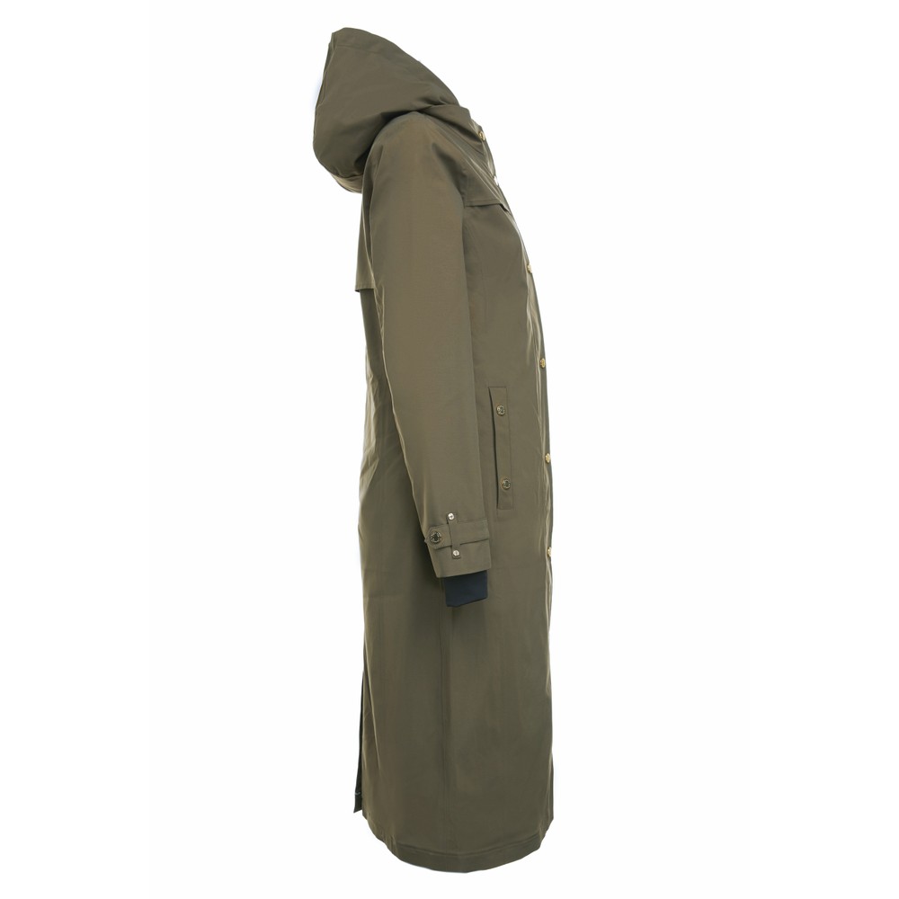 Holland Cooper Folgate Rain Coat Soft Khaki
