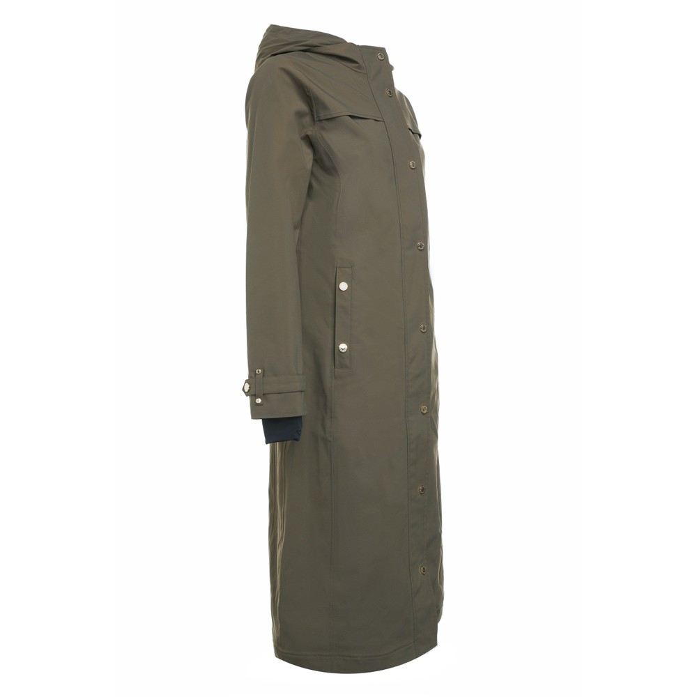 Holland Cooper Folgate Rain Coat Soft Khaki