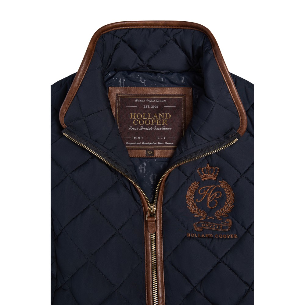 Holland Cooper Lightweight Country Gilet Ink Navy