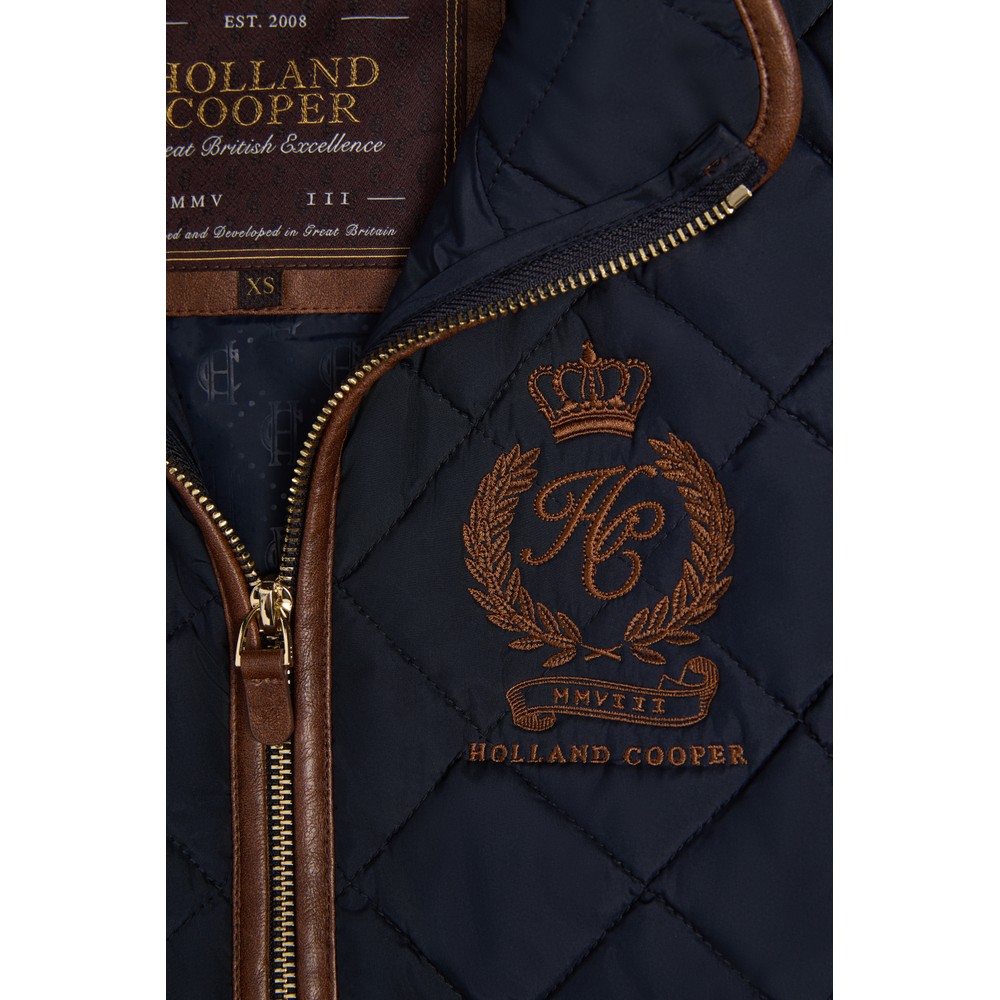 Holland Cooper Lightweight Country Gilet Ink Navy