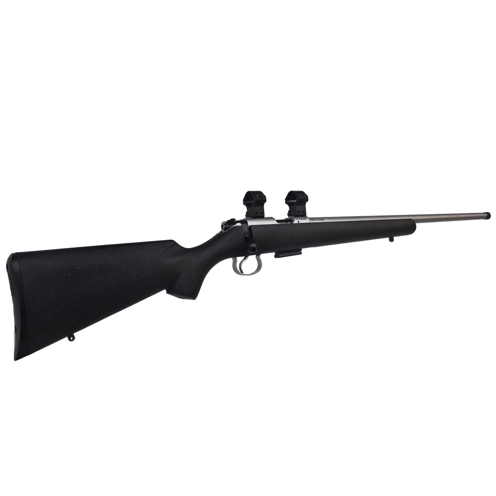 CZ Pre-owned  455 American Synthetic Stainless Bolt Action Rifle - .22 WMR Stainless