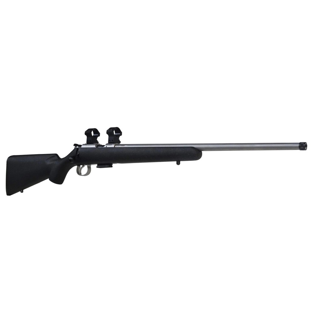 CZ Pre-owned  455 American Synthetic Stainless Bolt Action Rifle - .22 WMR Stainless