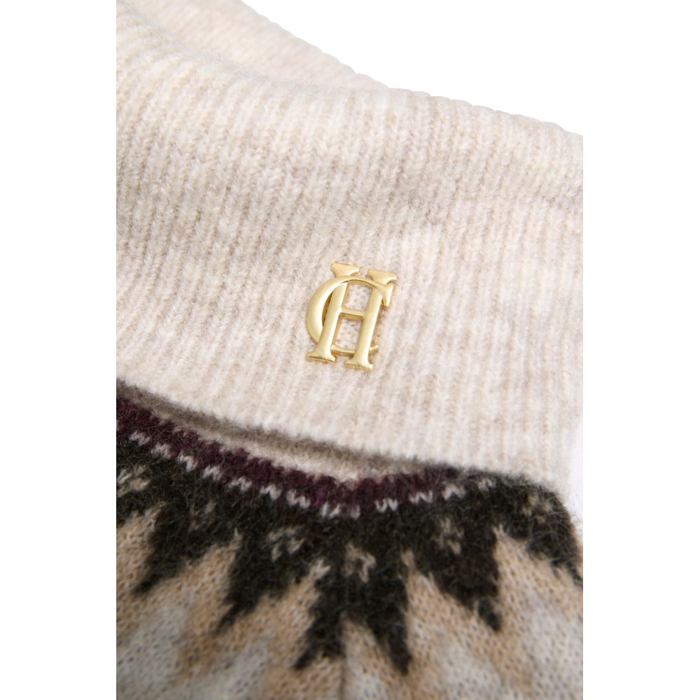 Holland Cooper Alice Roll Neck Knit Barley 