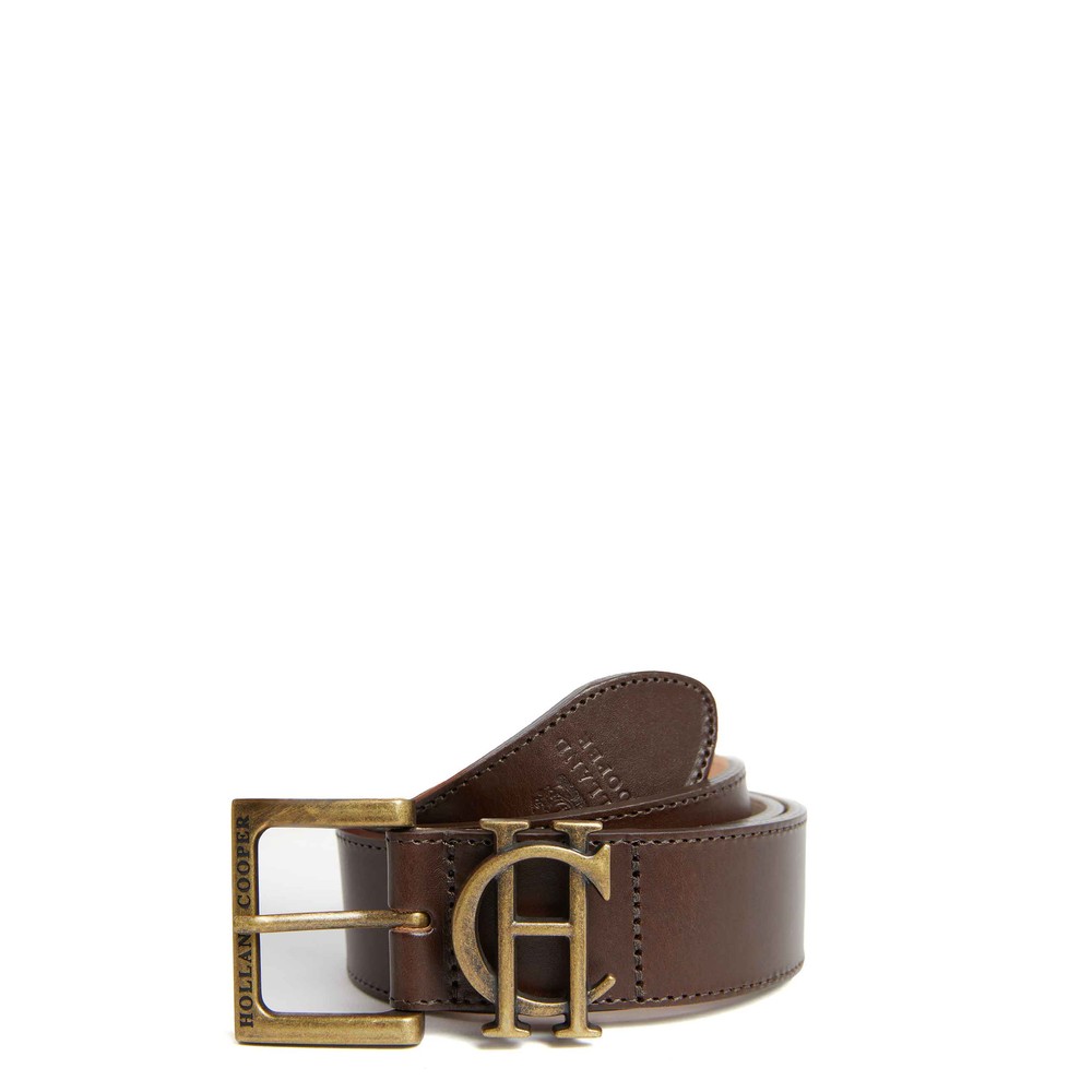 Holland Cooper Holland Cooper Men's Classic Belt - Chocolate