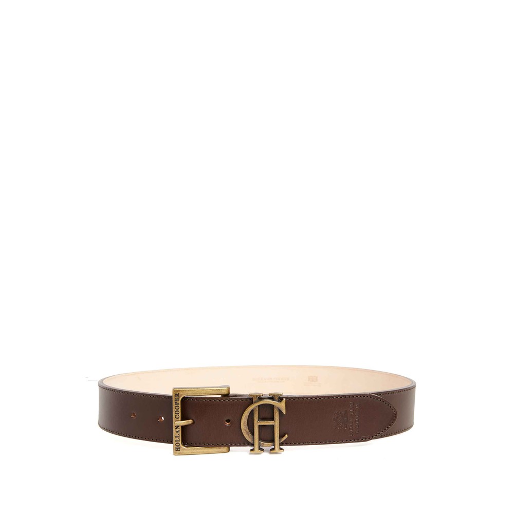 Holland Cooper Men's Classic Belt Chocolate